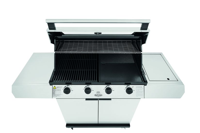 Beefeater 1200S BBQ c/Carrinho Fech. 4Q. + Q. Lat. - Inox